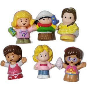 Fisher‑Price Little People Figures Lot of 6 – Mixed Characters